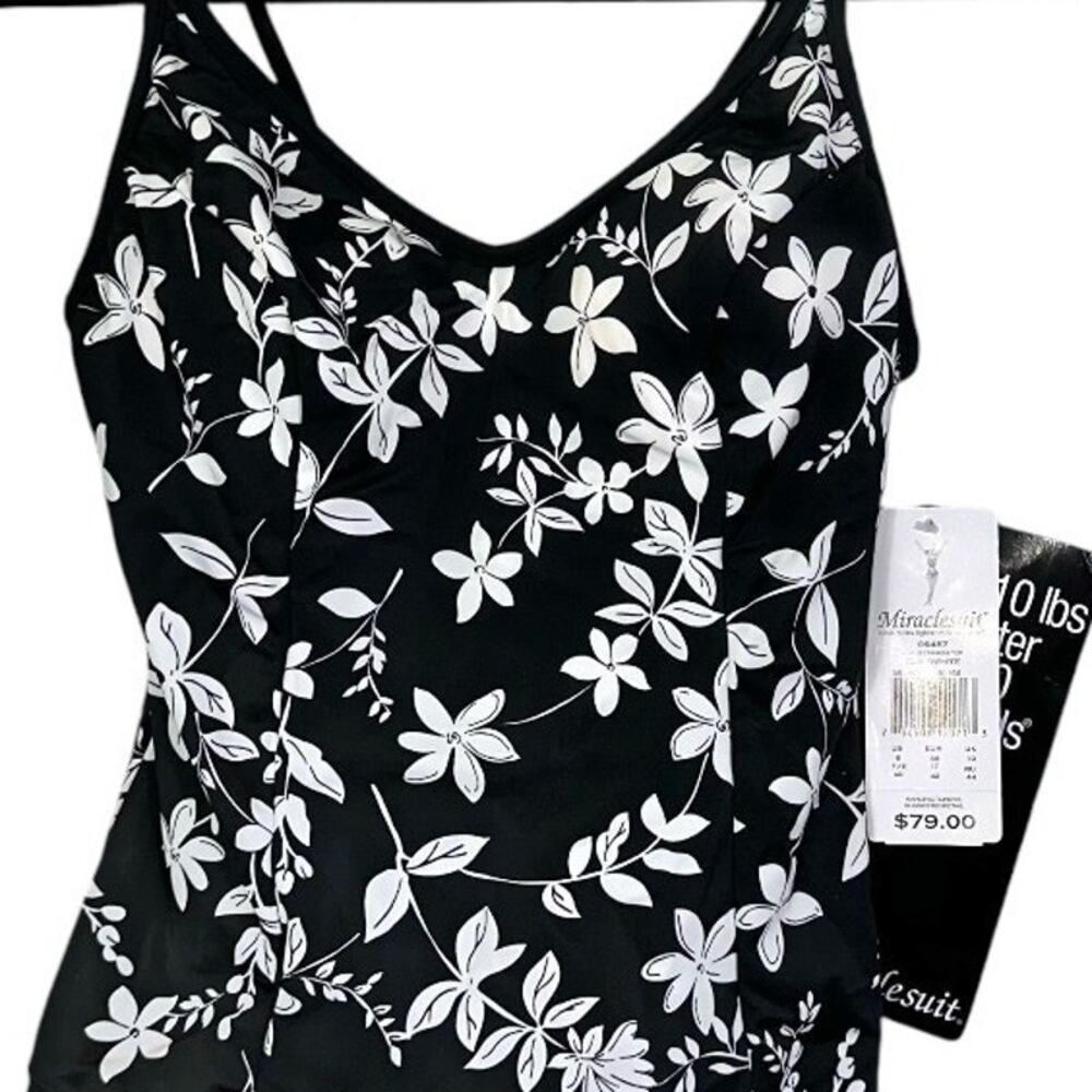 MiracleSuit Swim Tankini Size 8 Look 10 lbs lighter in 10 seconds - Picture 3 of 6